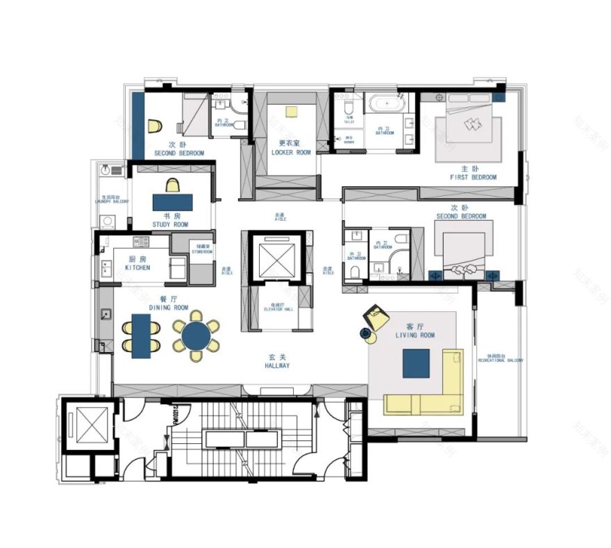 自由呼吸的空间设计丨文渊设计-48