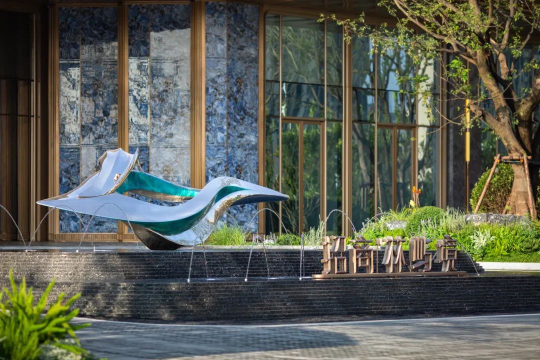 郑州顶流四代住宅,招商·林屿境丨中国郑州丨青岛厚德景观规划设计有限公司-3