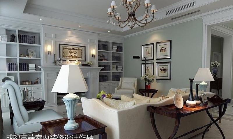 
城南逸家别墅法式风格装修案例 -2