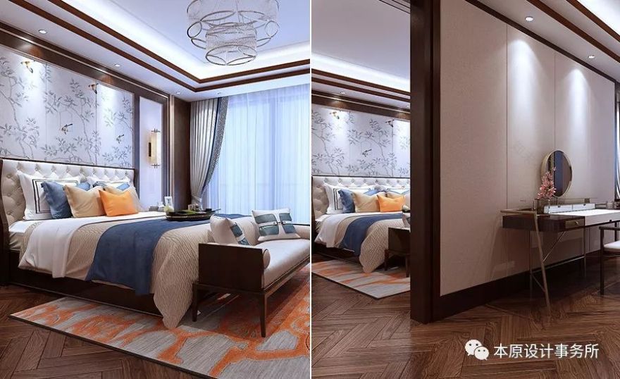 1200㎡双风格别墅,新中式与欧式的完美融合-62