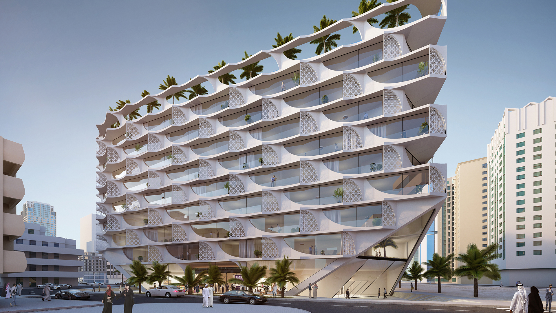 Abu Dhabi Mixed Use Development Abu Dhabi Peter Pichler Architecture-3