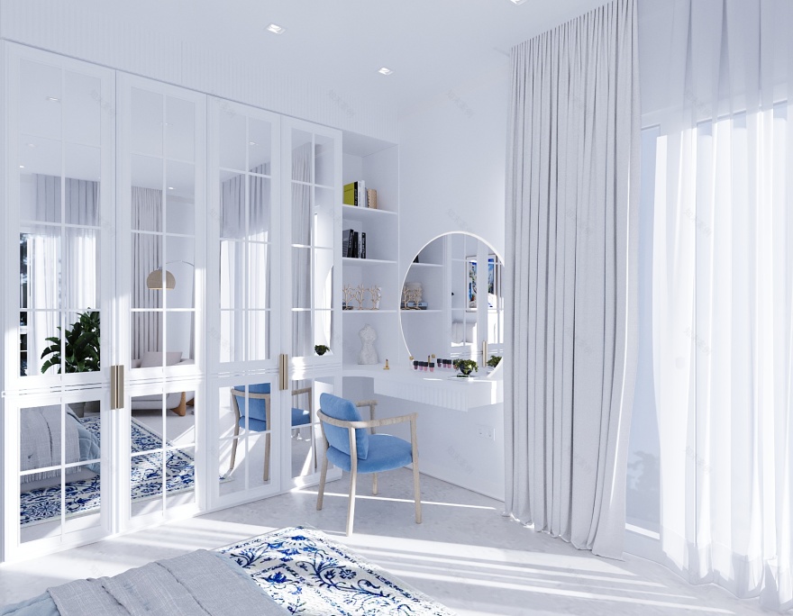 Boho-Scandinavian Two-Story Family House-14