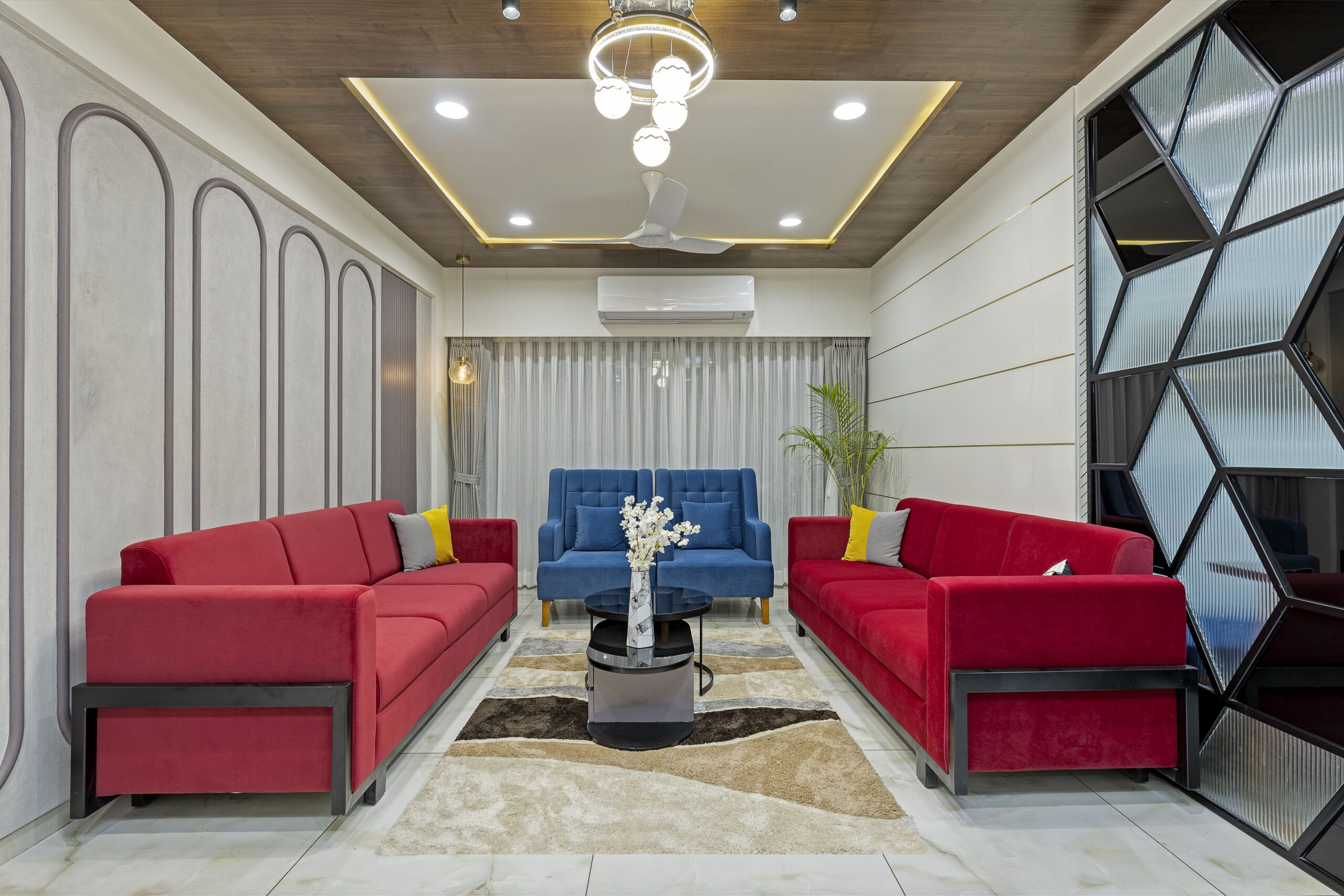 A 3 BHK 室内设计丨Montdor Interior-8