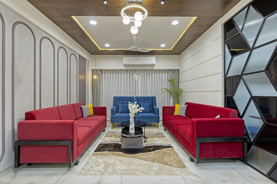 A 3 BHK 室内设计丨Montdor Interior-8