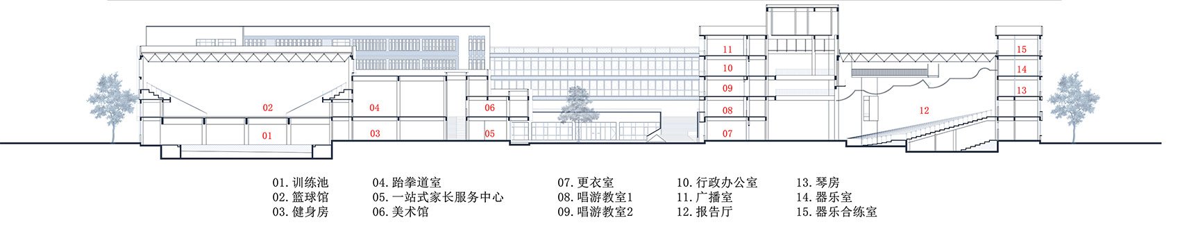 邹平市渤海实验学校丨中国山东丨山东建筑大学建筑城规学院象外营造工作室-93