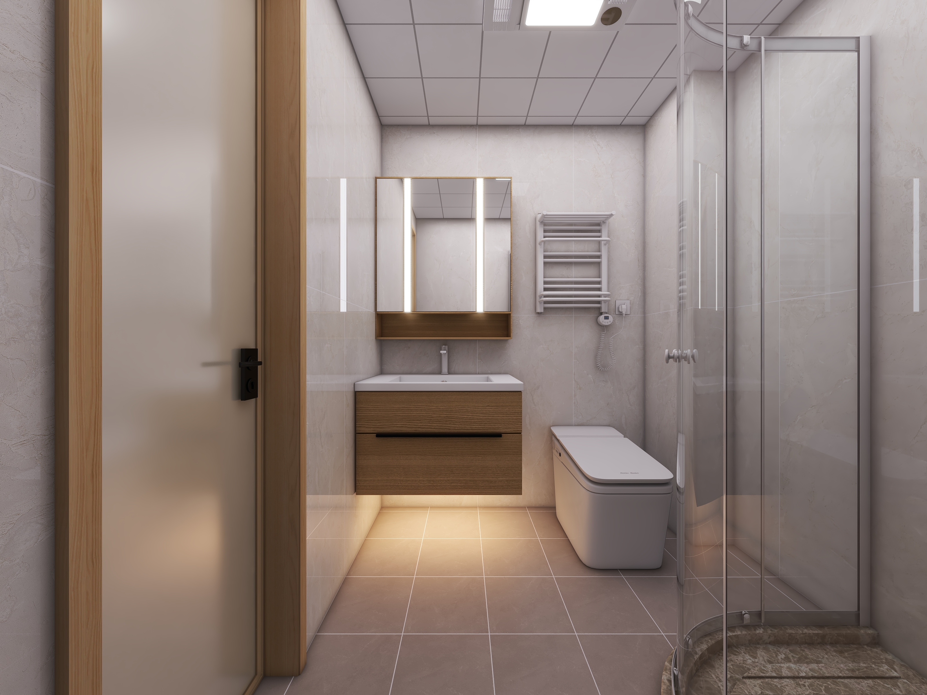 四川成都汇厦少城锦官郡（67平方日式原木风两居室）-45