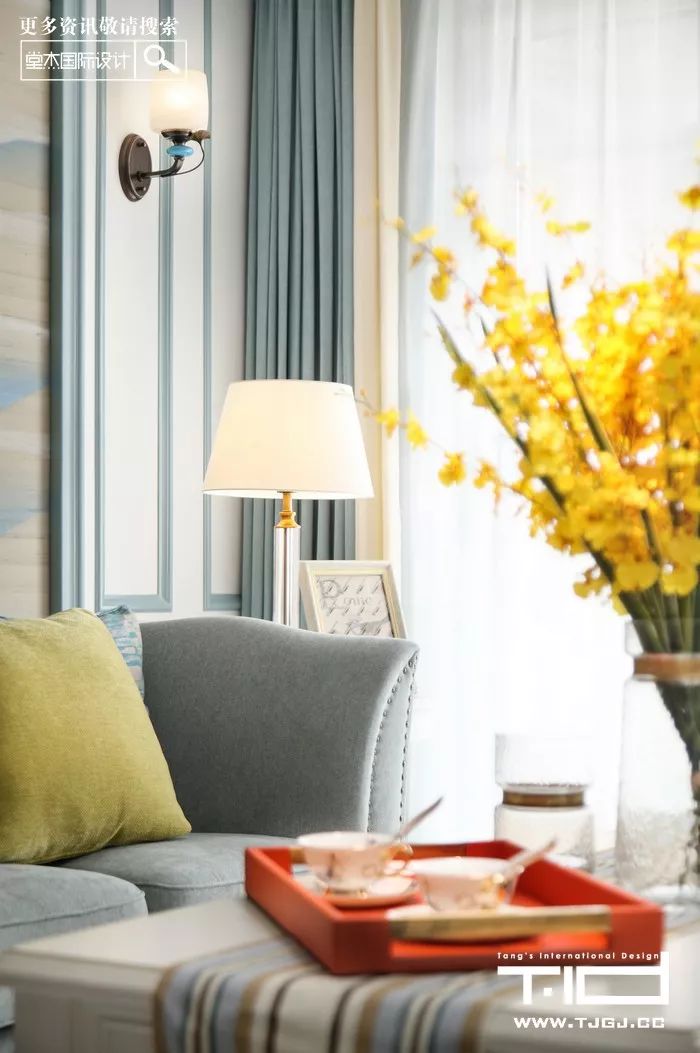 现代地中海风格家居设计丨锦华装饰-18