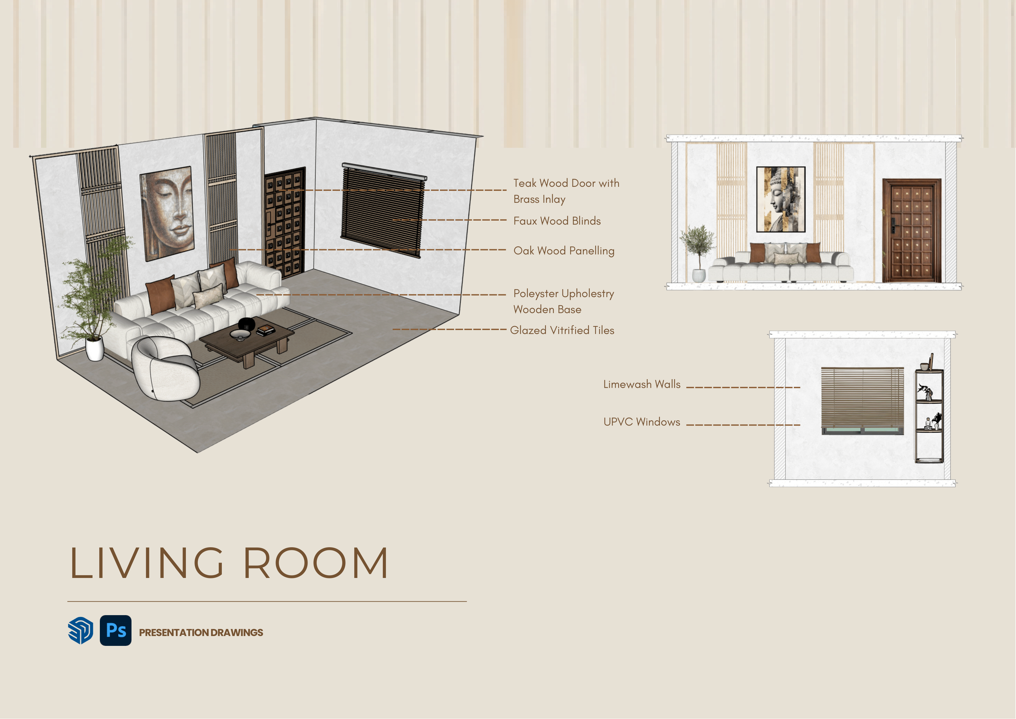 Interior Working Drawings - 2BHK Home-13