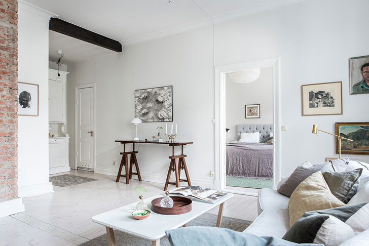 瑞典 70 平米明亮空中公寓，尽显自然光魅力-14