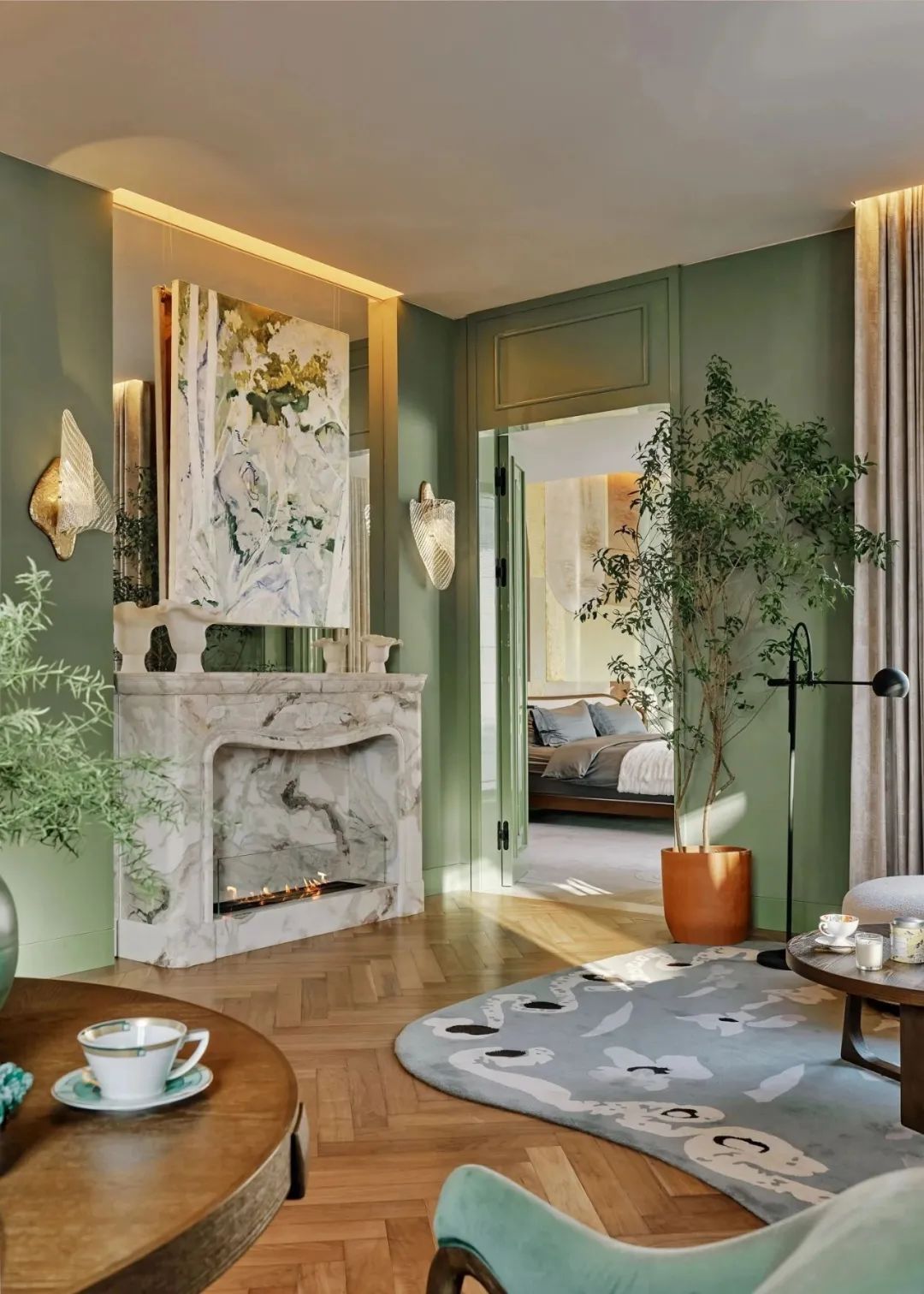 上海「士林·润园」海派风貌别墅丨中国上海丨AFSO设计事务所（André Fu Studio）-56