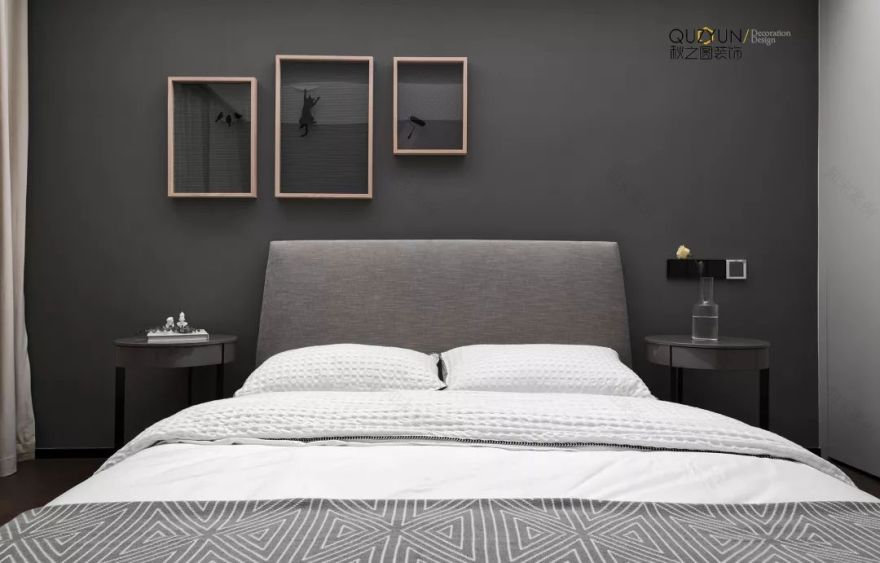 现代弘阳上城 130㎡家居设计,流动与静谧的完美融合-33