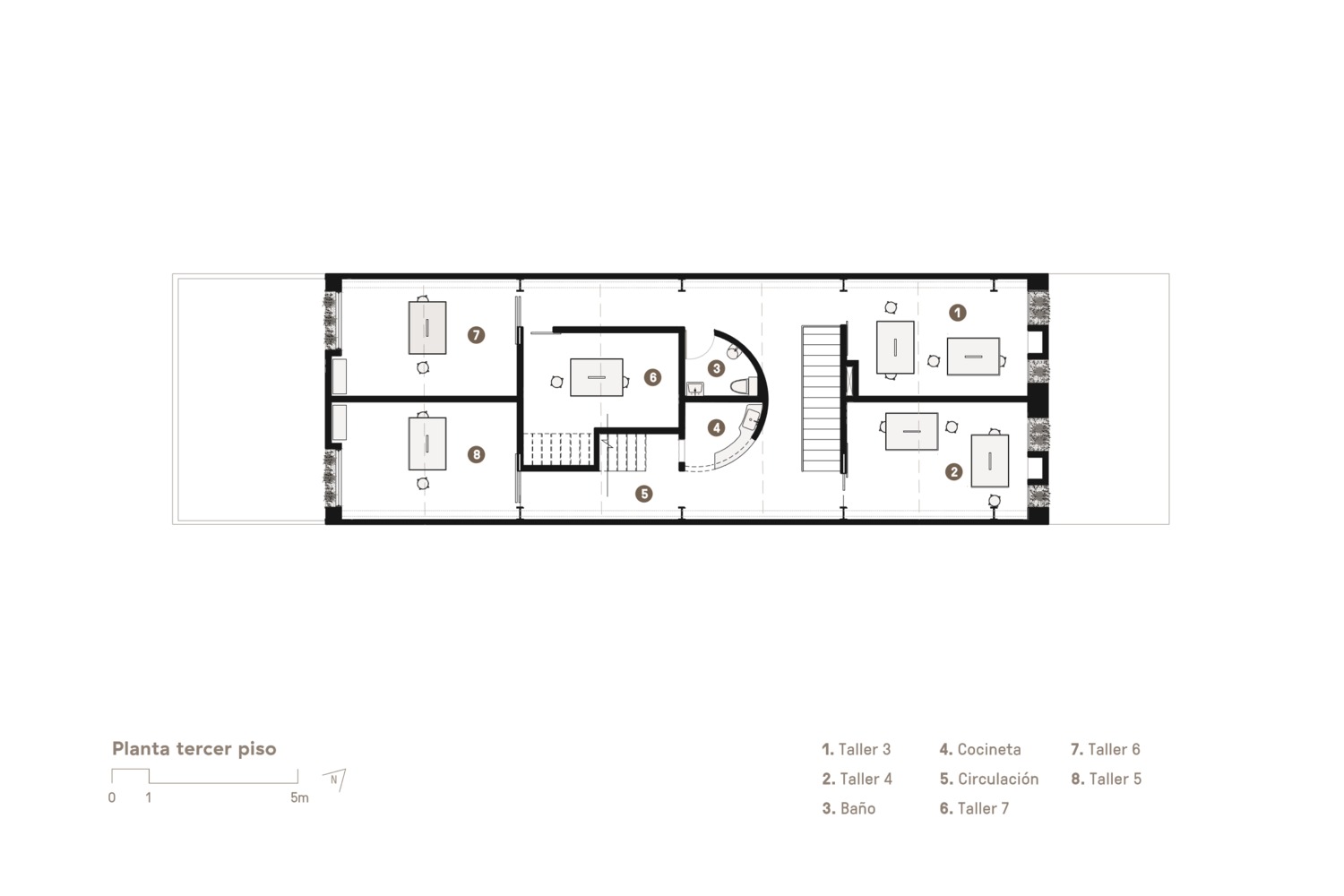 哥伦比亚 Binario 画廊工作室丨Yemail Arquitectura-60