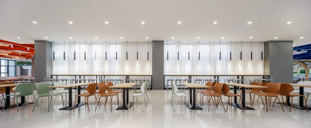 河南工业大学餐厅丨中国郑州丨晓寒建筑空间设计-23