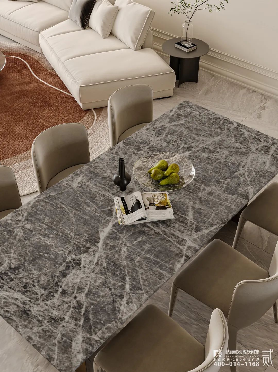 全案整装 | 460㎡现代法式，隔绝外界嘈杂，尽享松弛生活，浪漫人生！-41