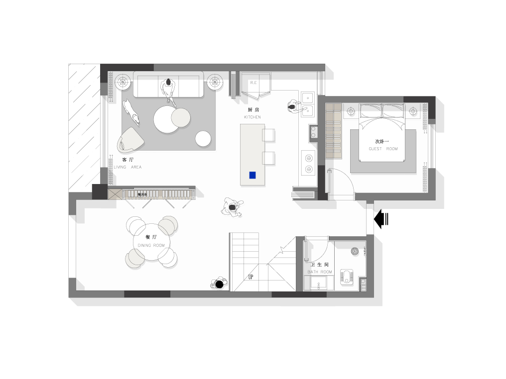 澳华大宅 · 现代简约叠墅设计丨澳华设计师张新发-11