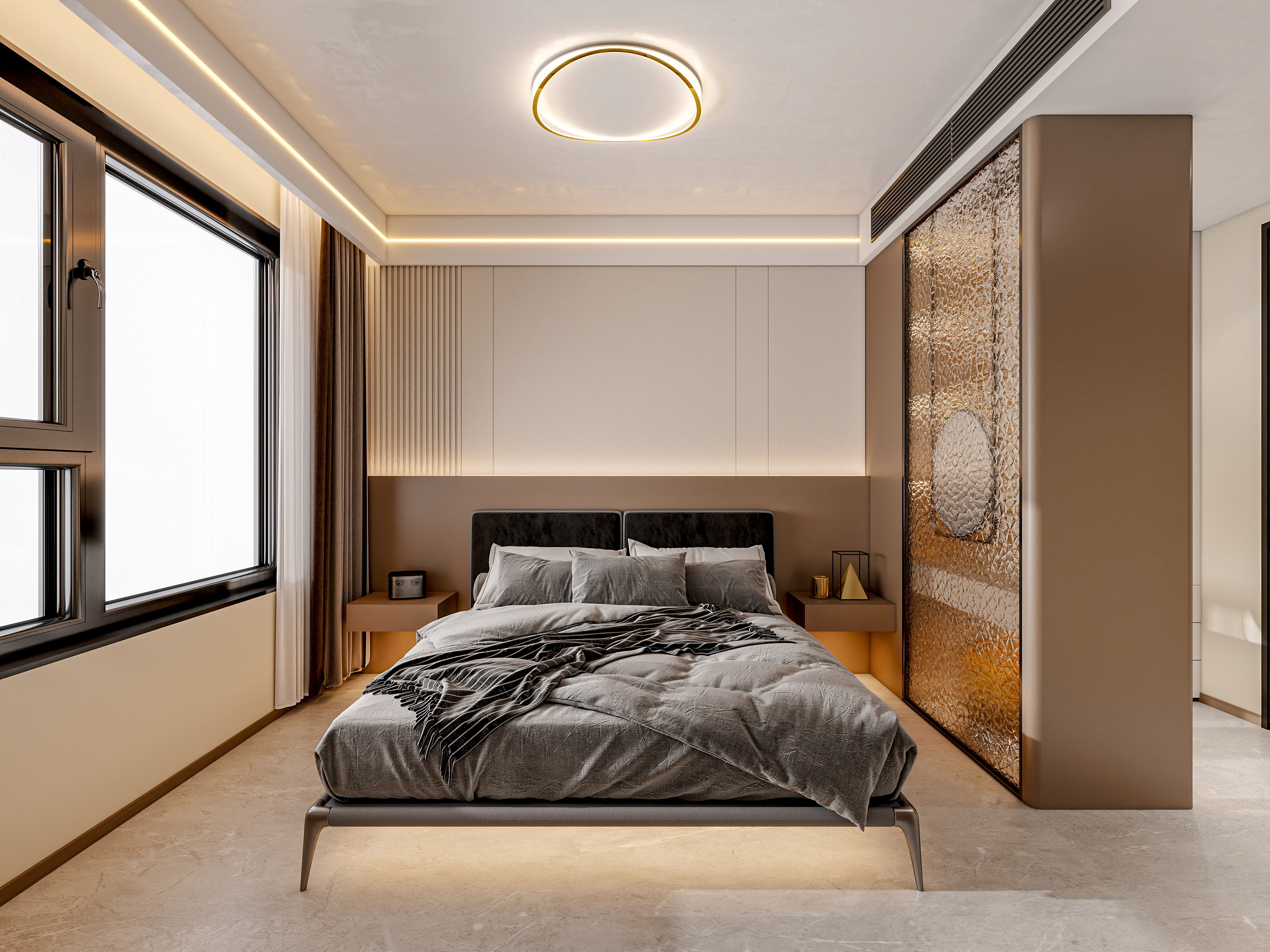 四川成都锦熙华庭鹭湾一号（138平方意式极简三居室）-38