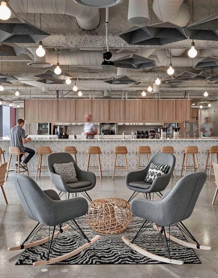 芝加哥 Akuna 总部 | 流水概念的休闲金融空间-17