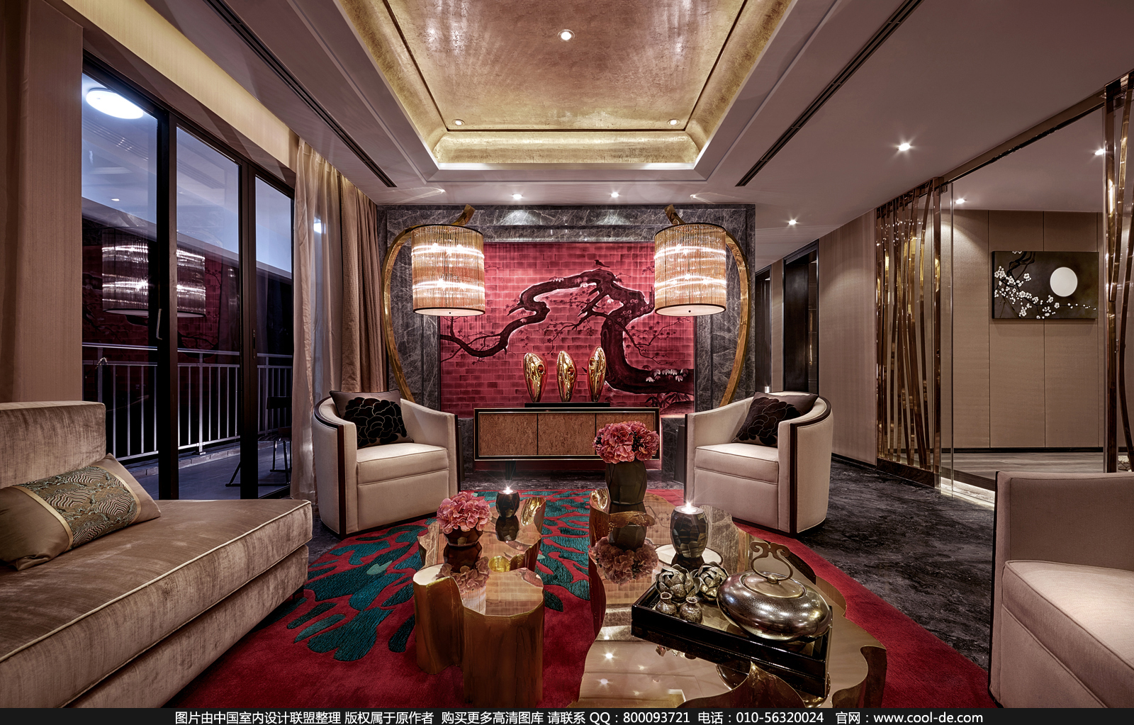 方圆湛江 云山诗意 C1户型示范单位  宫红-0