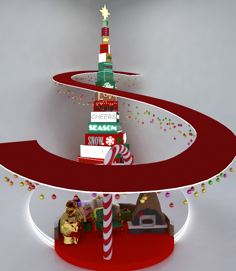 City Centre Beirut Christmas Decoration- Fiesta Group-0