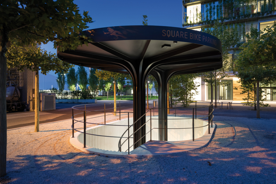 诺华园区地下自行车车库-14