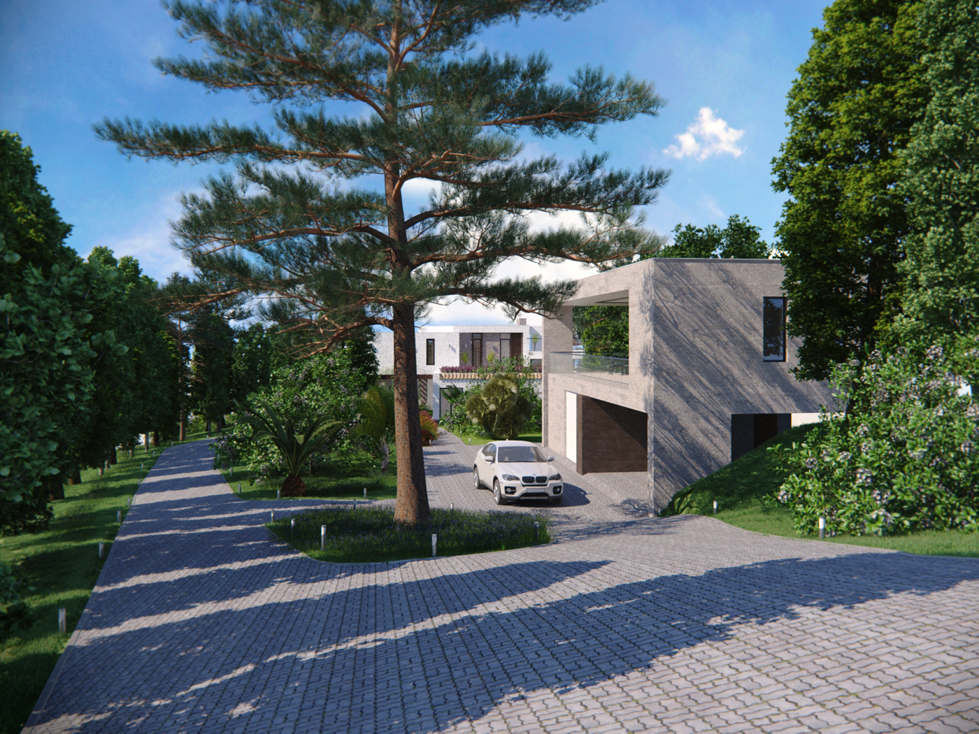 Country residence of three villas for 2 families in Alushta Alexandra Fedorova-15