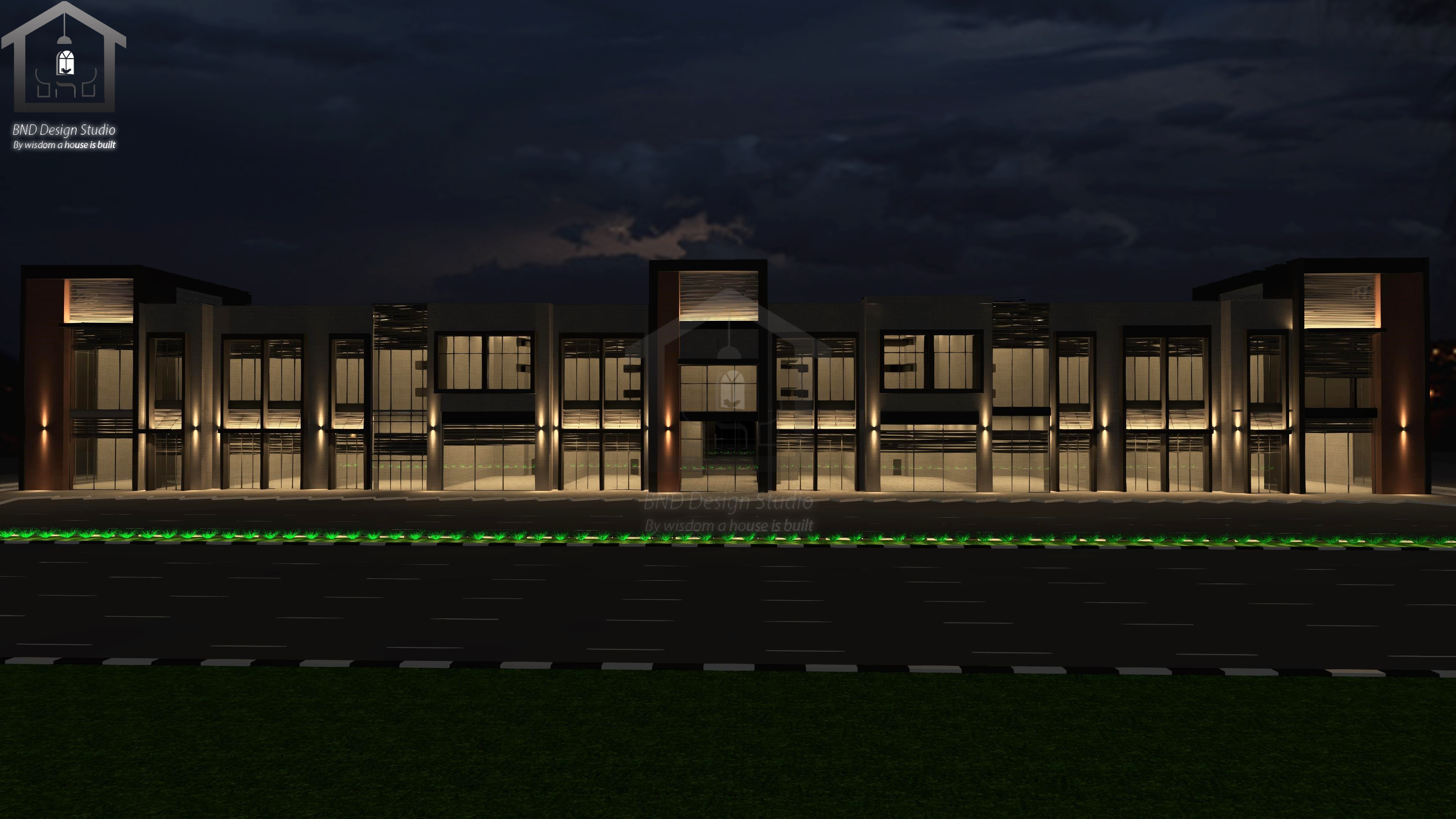 Facade Lighting Design - Mall - Saudi Arabia-0