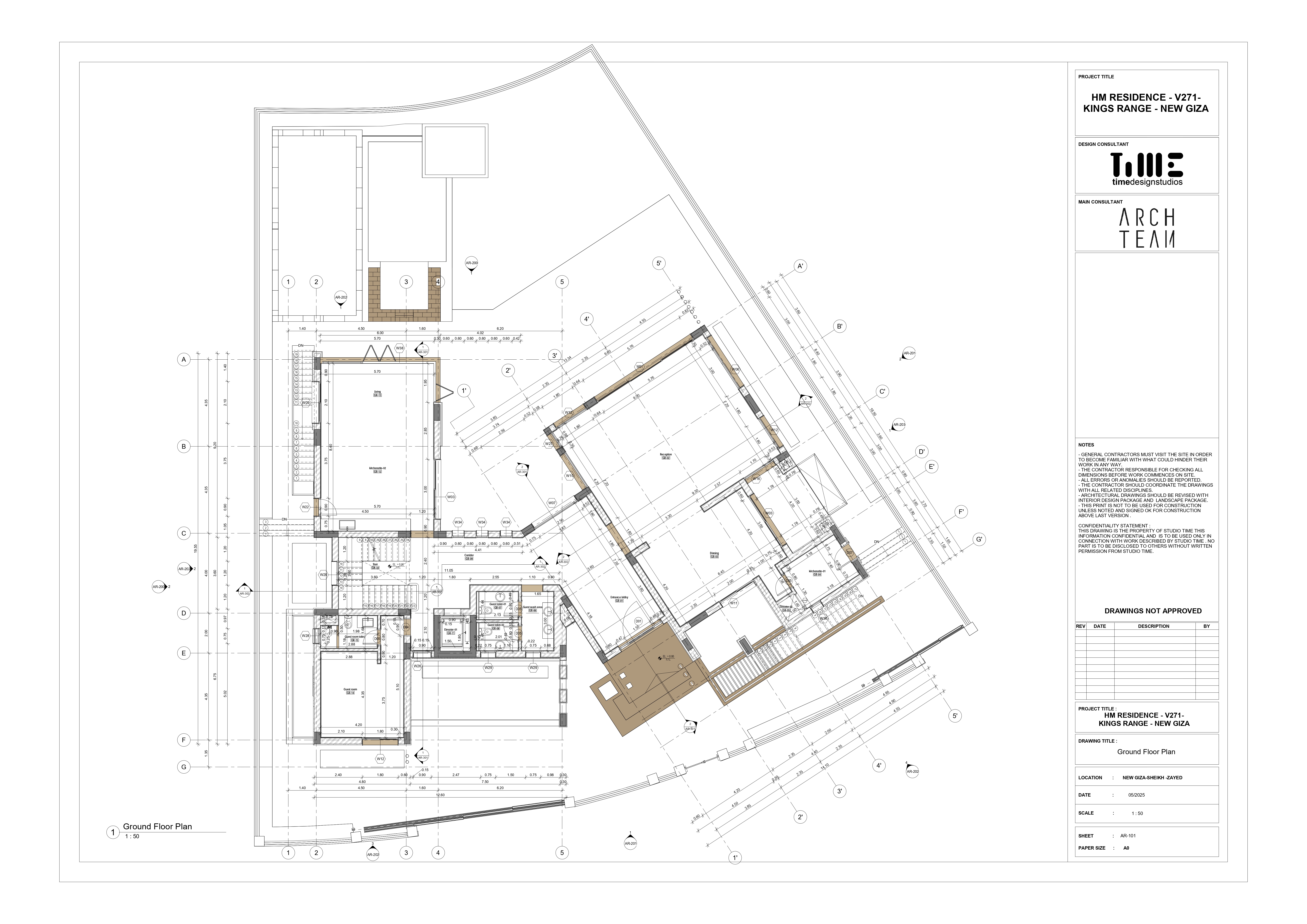 New Giza Modern Villa | LOD 350 Tender Package-20