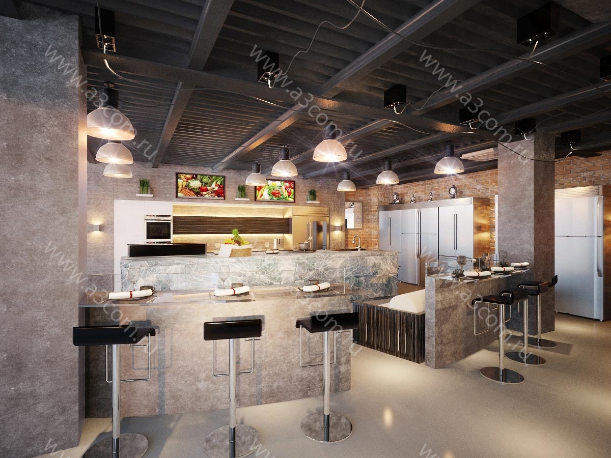 SUB  ZERO技术展厅及厨房家具展厅设计丨Атриком-1