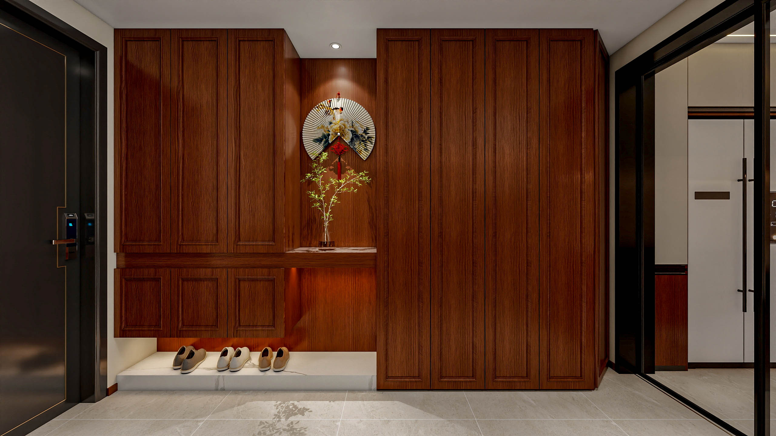 四川成都成都合院（376平方底跃简约中式三居室）-19