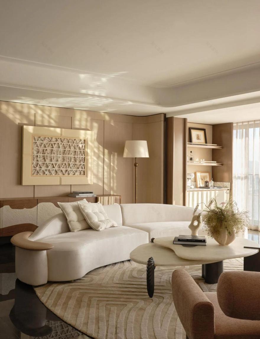 重庆长嘉汇跃层291m²样板间丨中国重庆丨硬装北山造所HAO STUDIO,软装元禾大千-5