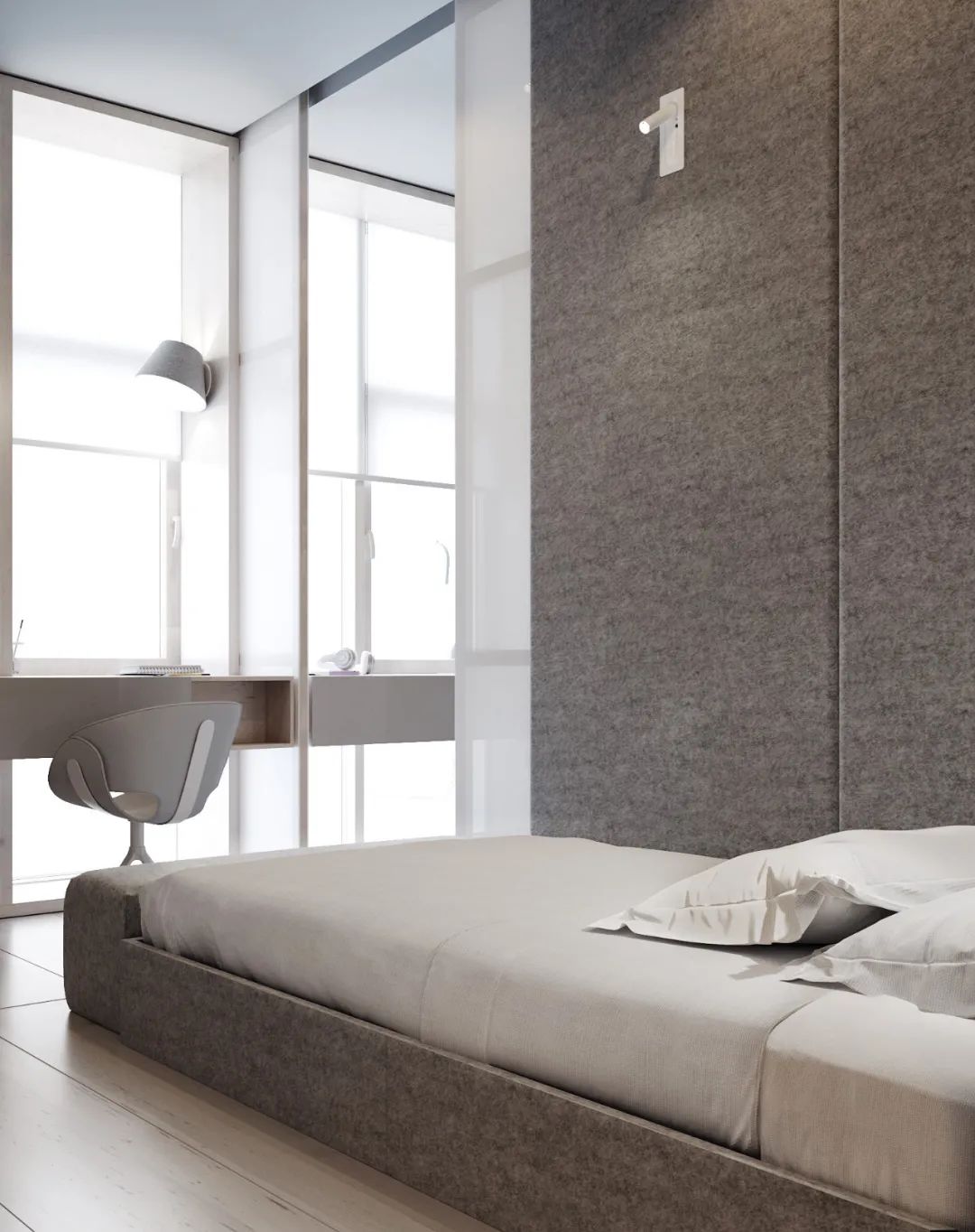 现代简约灰调空间设计-19