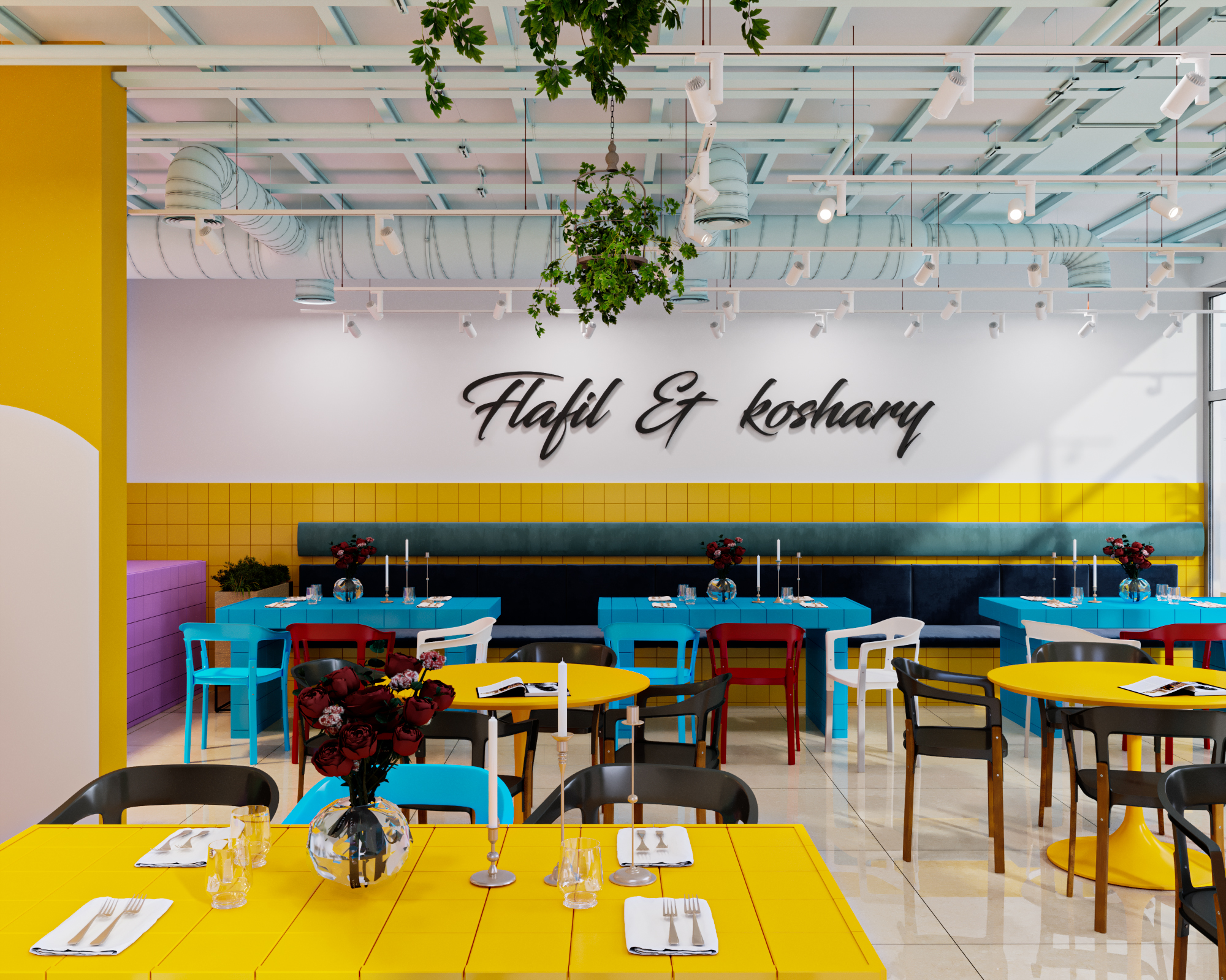 koshari falafel 餐厅设计丨沙特阿拉伯-9