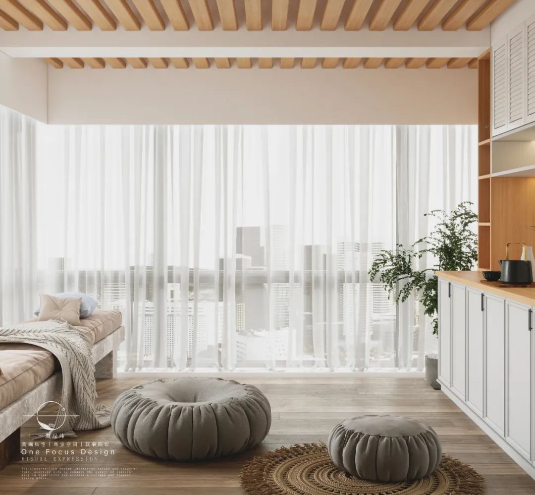 深圳中旅国际 123㎡法式原木风，浪漫轻盈生活-13