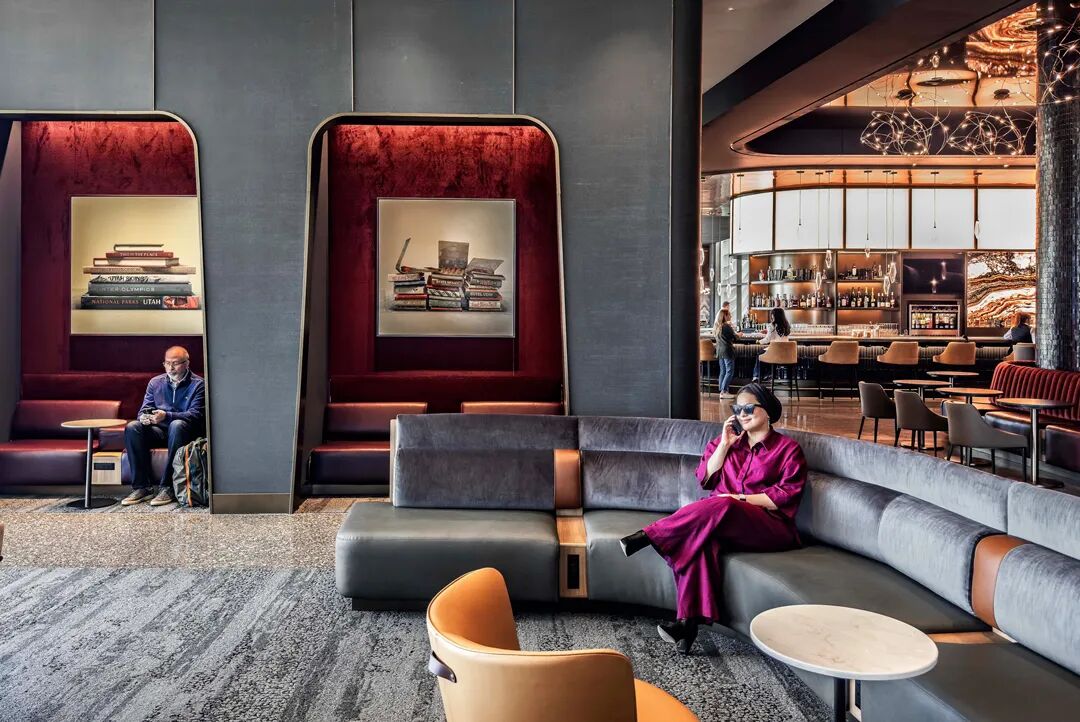 盐湖城国际机场  达美航空飞凡贵宾室丨美国盐湖城丨HOK贺克-11