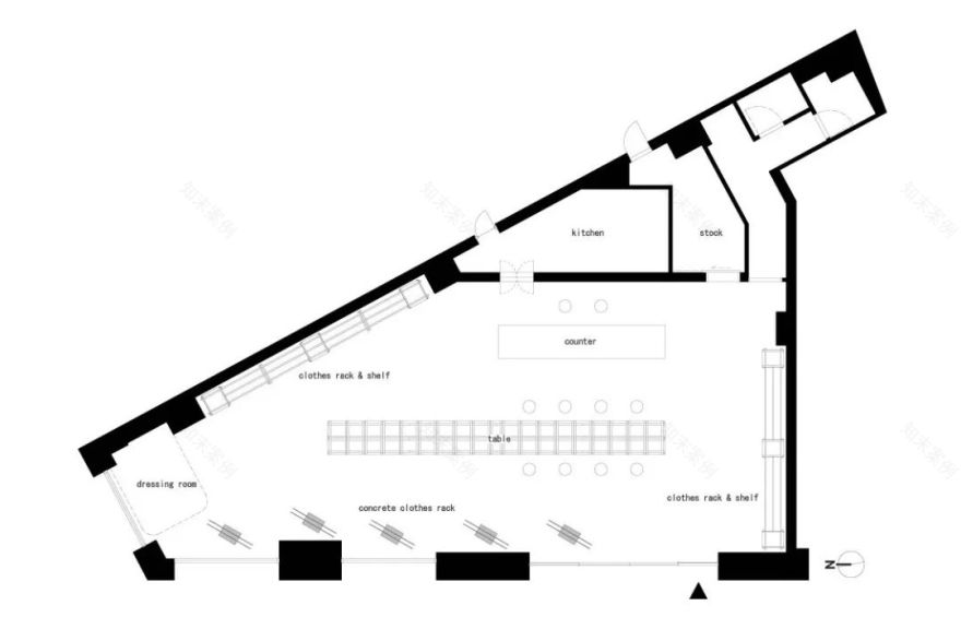 “New C’s Studio”精品店丨日本东京丨河原伸彦建筑设计-13