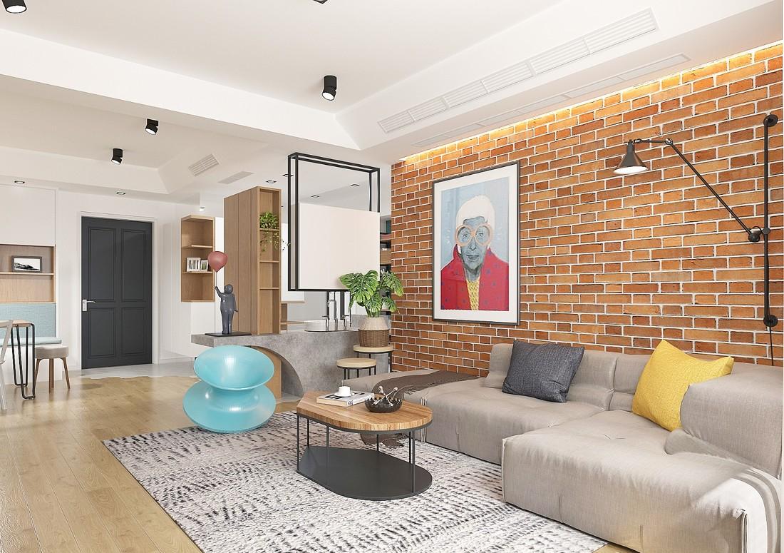 动线优化，自然色彩打造精致小公寓-4