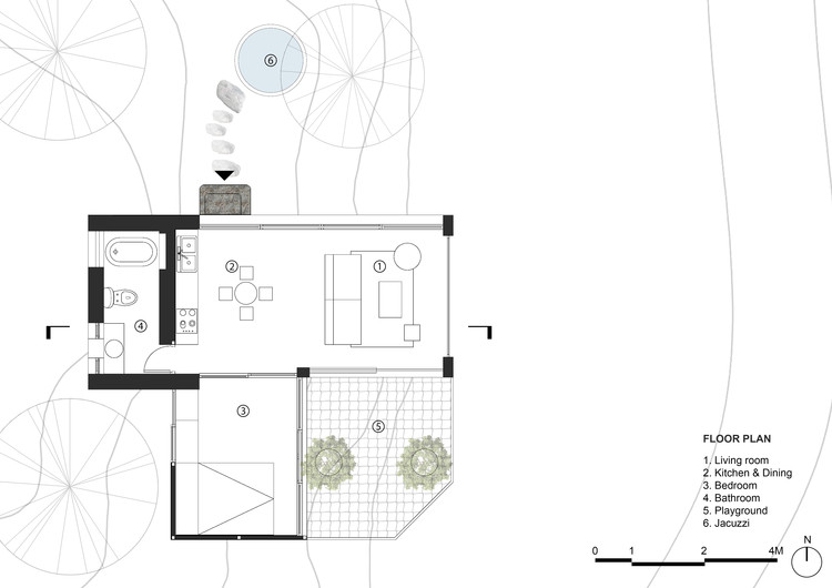 越南北部山区轻质森林小屋-13