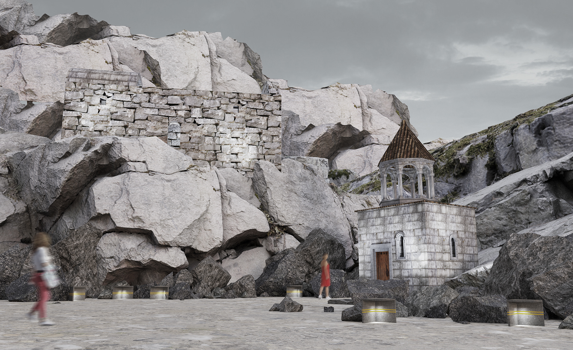 Kobayr 修道院修复项目丨亚美尼亚洛里-51