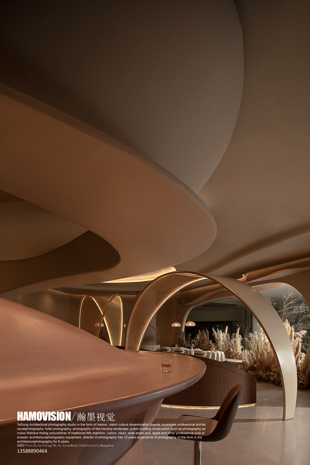 环球首发！×餐厅空间·有家餐厅·壹高|袁杰设计：引自然入室，绘沙海繁花之境-76