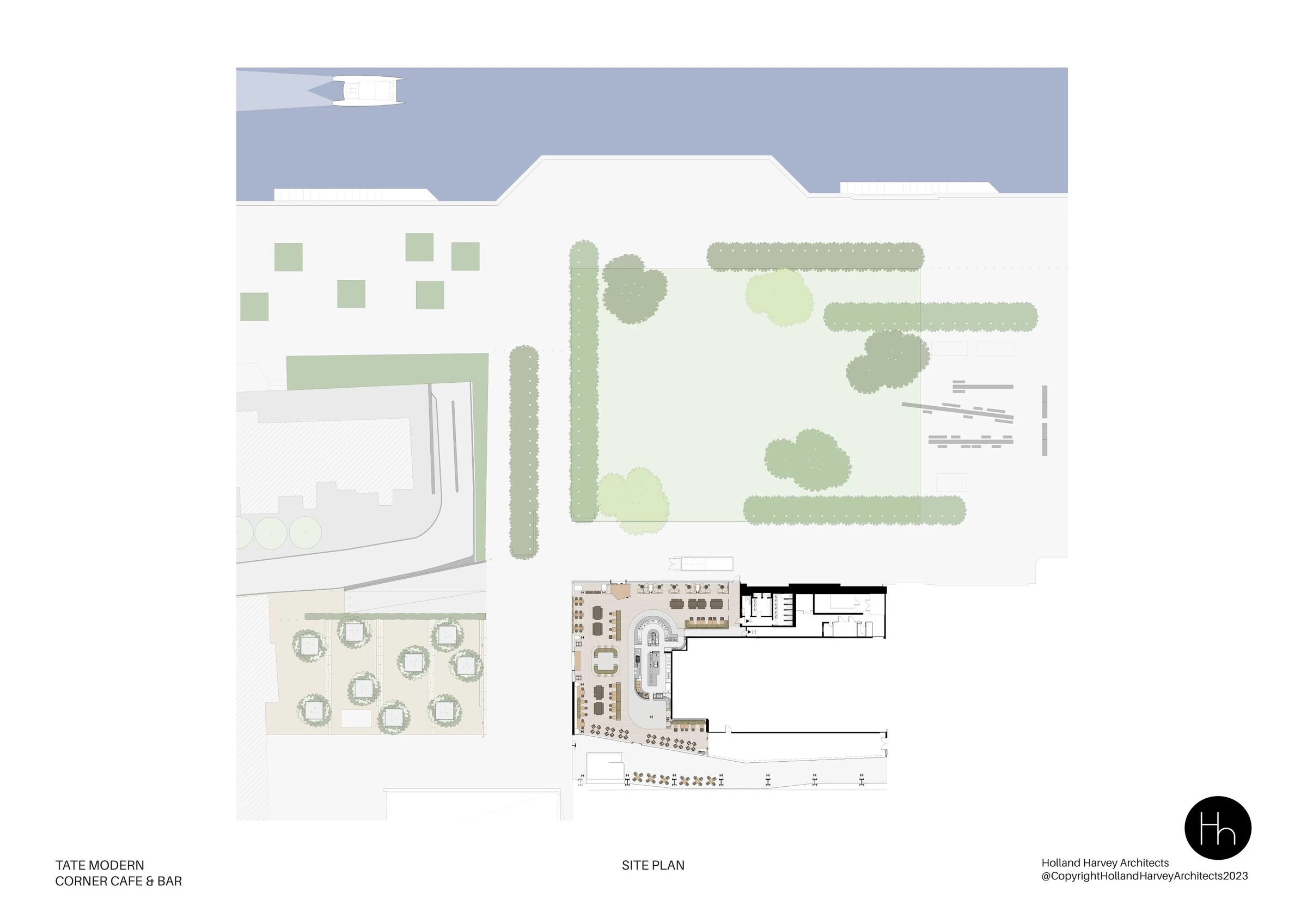 泰特现代美术馆的角落丨英国伦敦丨Holland Harvey Architects-54