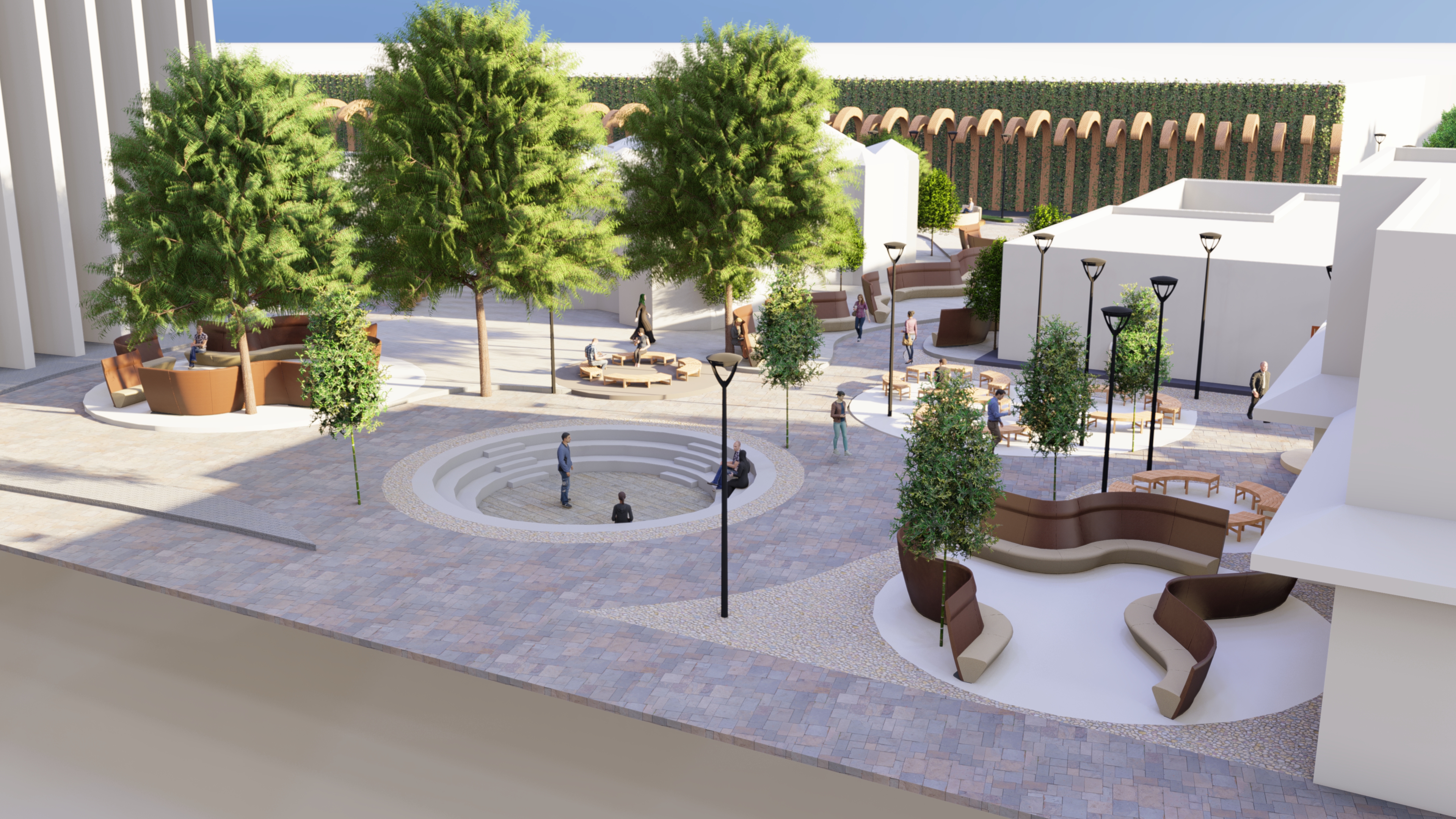 工程校园景观重建设计丨埃及开罗丨开罗大学工程学院建筑系-9