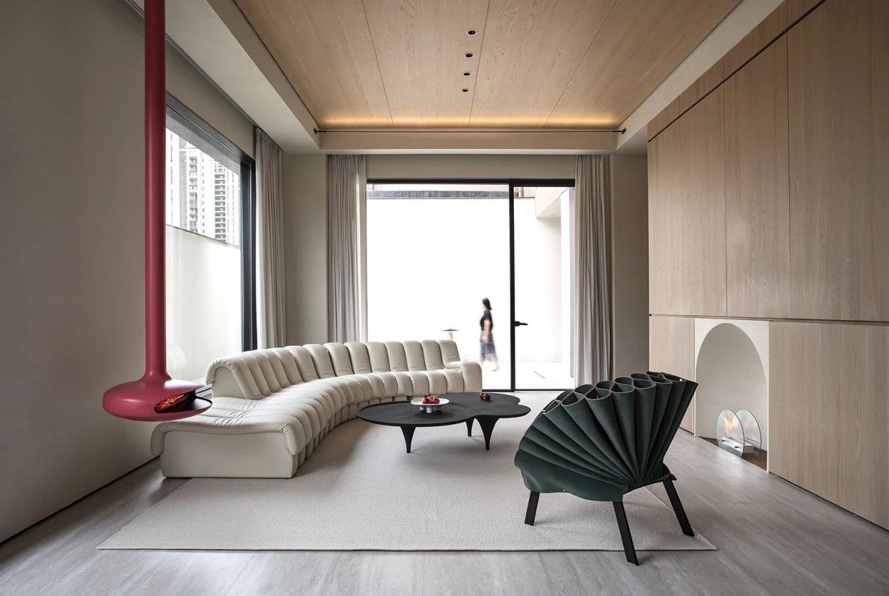 悬浮式电视背景墙设计-85