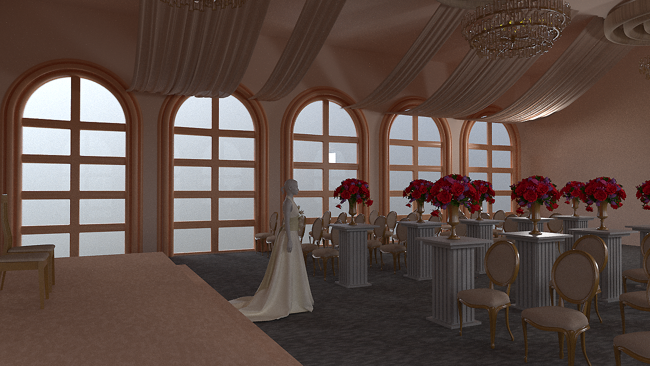 白色婚礼的活动布置设计-3