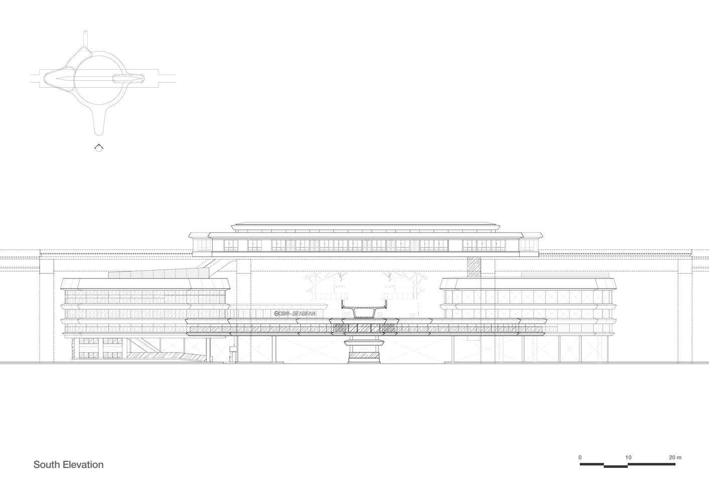 印尼雅加达 Cakra Selaras Wahana 立体交通枢纽设计丨印度尼西亚雅加达丨Studio Lawang-26