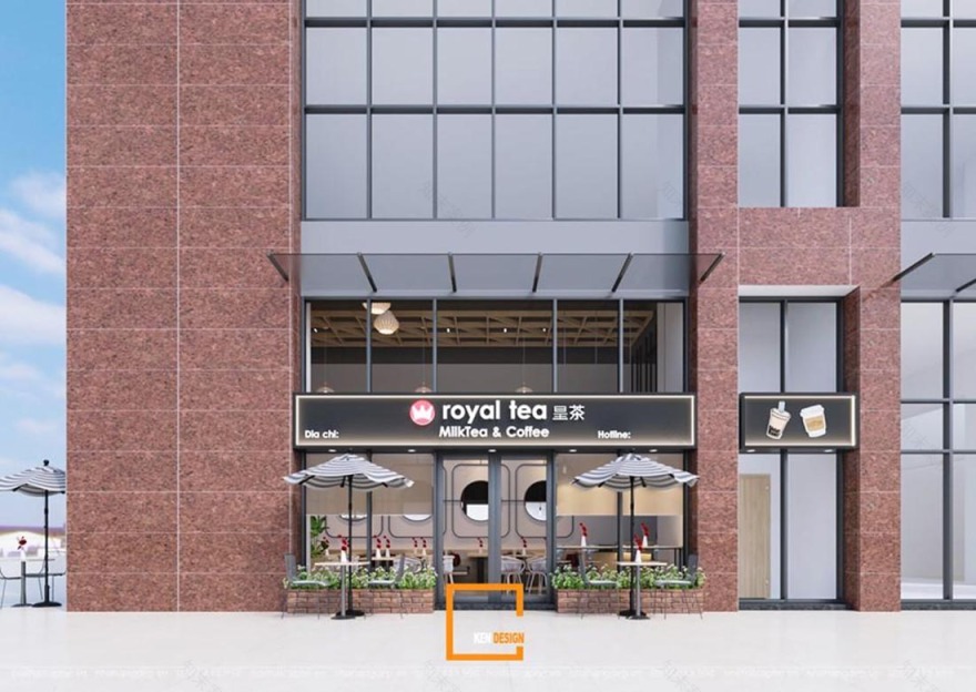 Royal Tea奶茶店设计丨越南胡志明市丨Ken Design-9