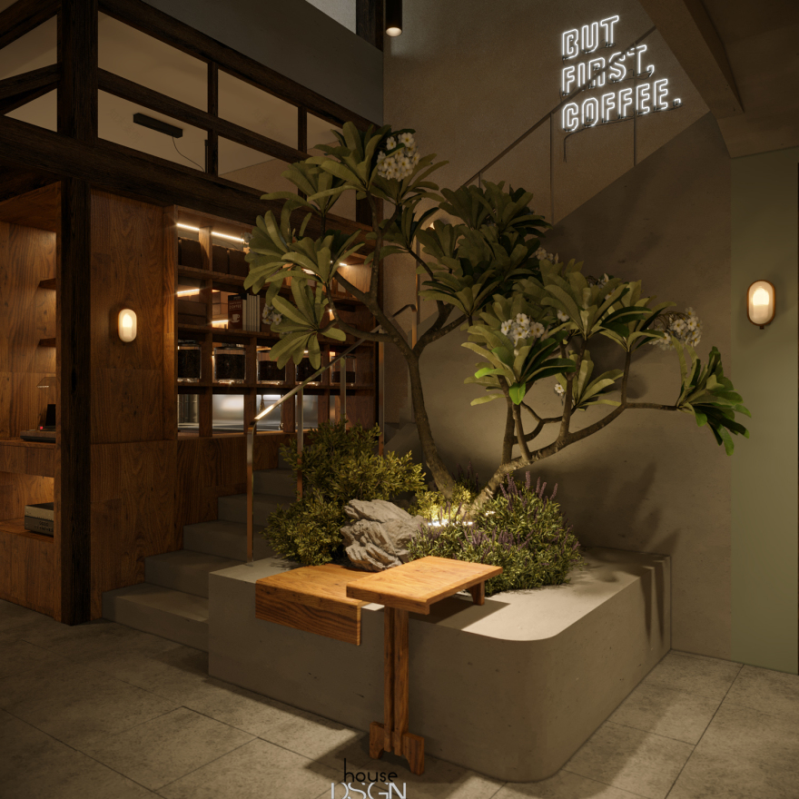 Gathering Coffee Shop 设计丨越南胡志明市丨Mi Nguyen x Housedeignvn-16