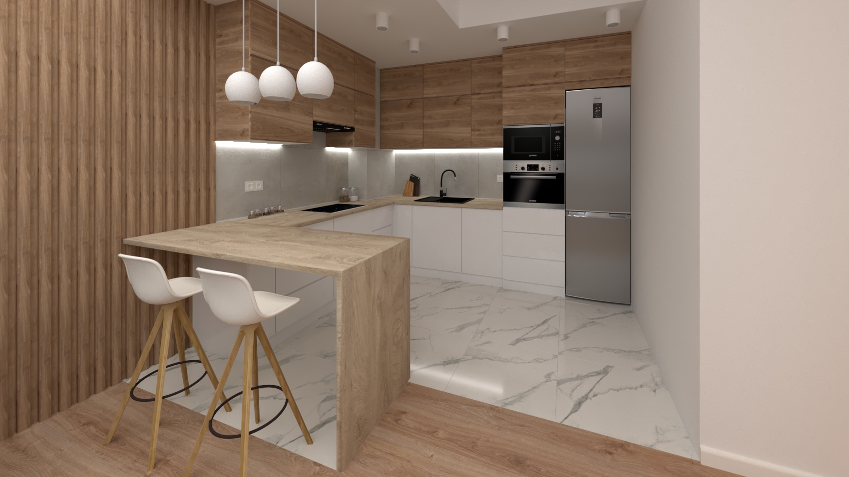 projekt #12 wizualizacje - pokój z aneksem-5