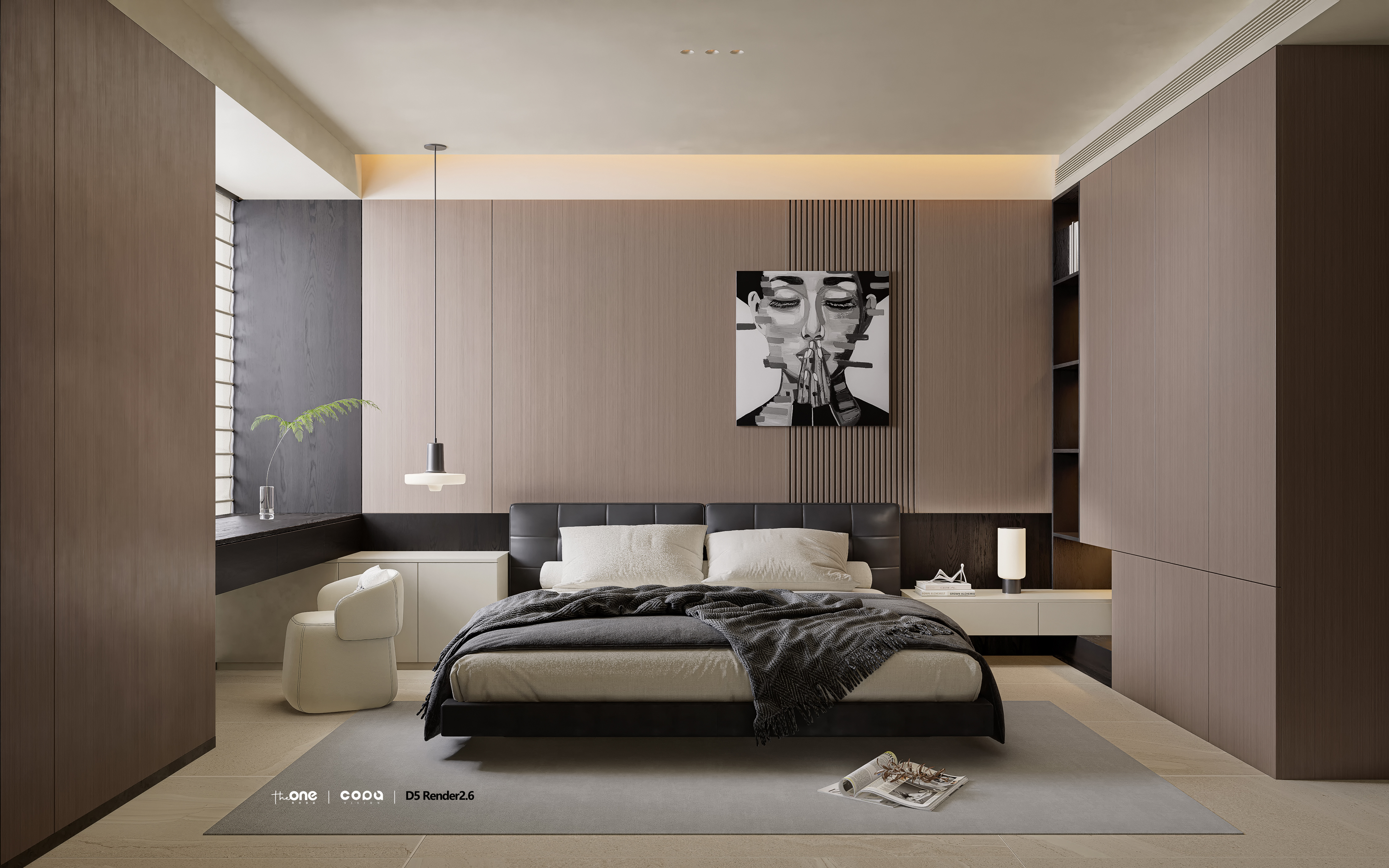 D5 渲染器意式简约空间表现丨原舍壹品-6