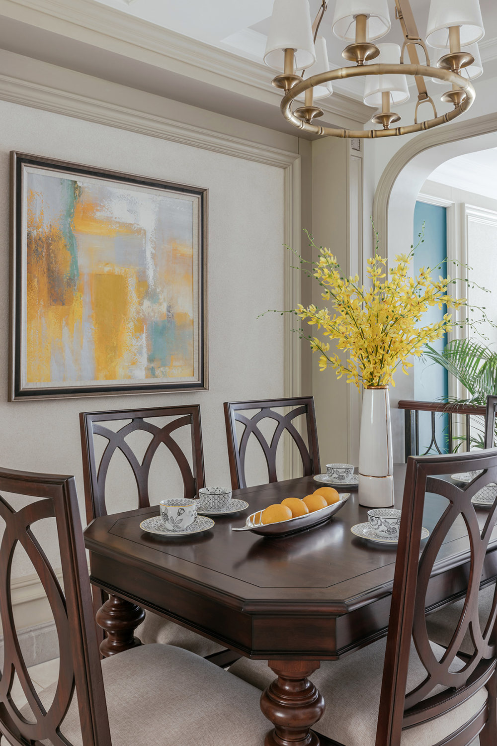 合肥蓝调别墅,美式简美风格的温馨三世同堂之家-22