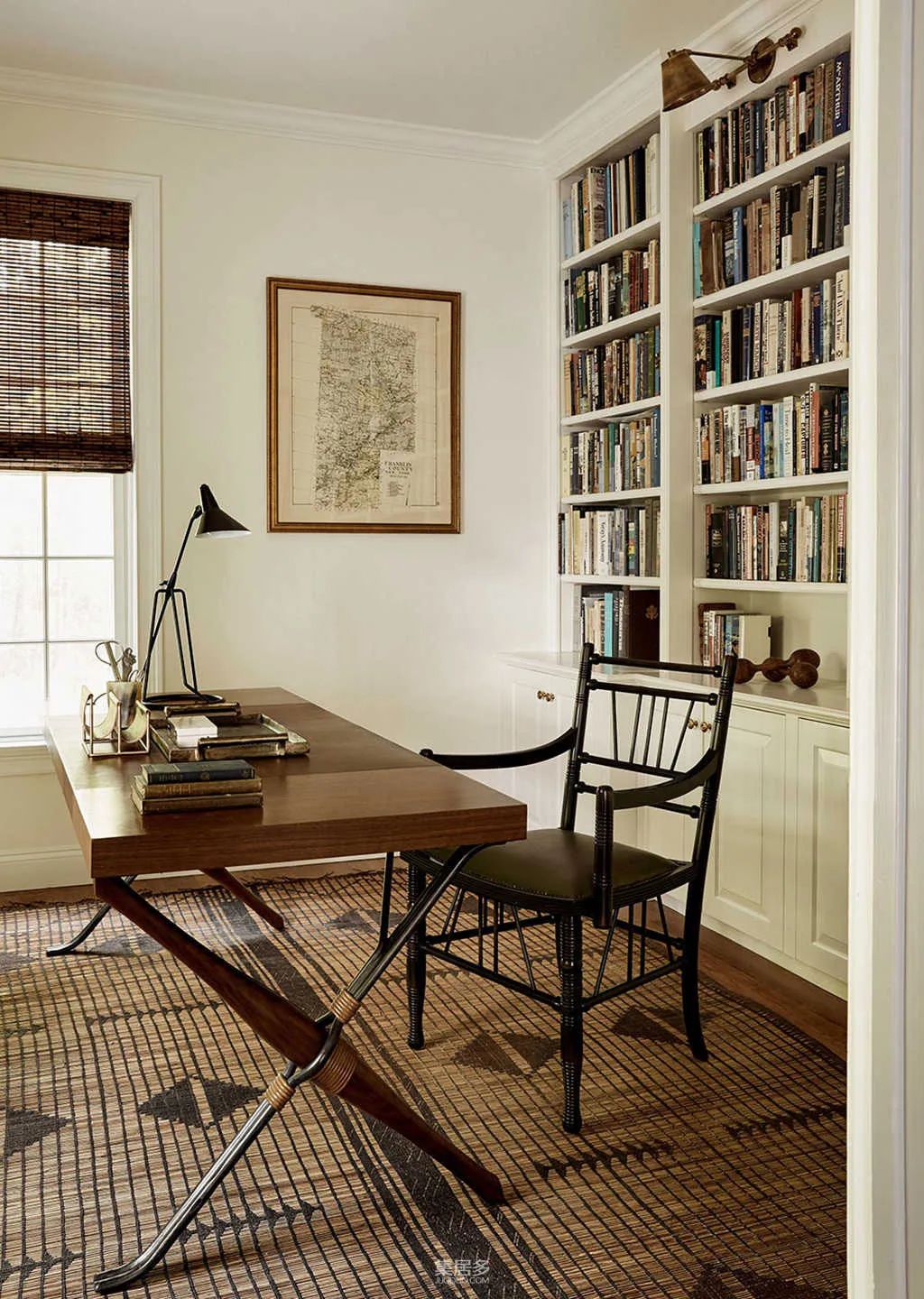 马萨诸塞州殖民风格别墅室内设计丨意大利马萨丨Studio Becca Interiors-6